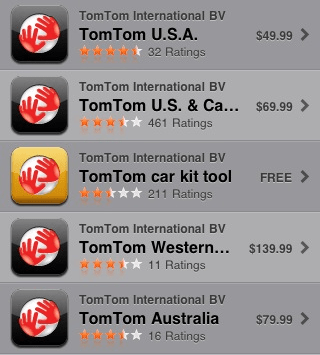 tomtom app sales