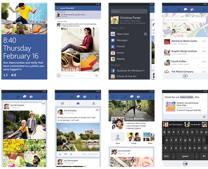 Facebook Nokia Lumia ora funzionante Download App aggiornata