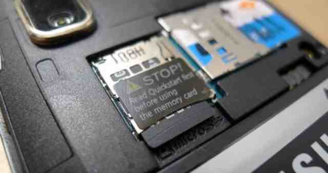 Huawei P10 inserire password scheda microSD