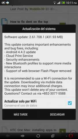 HTC One Max Download Android 4.4.2 KitKat