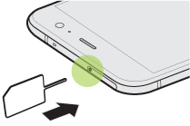 Inserire la scheda nano SIM HTC U11