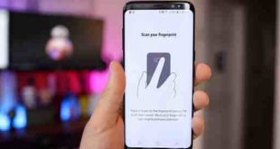 Samsung S8 Aprire barra notifiche con sensore impronte digitali